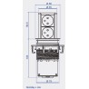 BACHMANN 928.007 Elevator home, 2 x el. zásuvka, 928.007