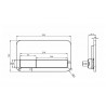 Villeroy & Boch ViConnect tlačítko WC 200S, biela 92249068