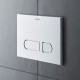Duravit DuraSystem splachovacie tlačidlo do toalety lesklý chróm WD5001021000