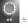 NIMCO zrkadlo podsvietené LED 24000 600 x 600 mm kruh ZP 24000R - ROZBALENÝ TOVAR