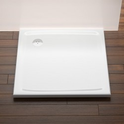 Ravak Galaxy Pro sprchová vanička Perseus Pro-80 Flat 4-uholník liaty mramor biela, XA034411010