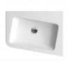 RAVAK 10° umývadlo 65 x 53,5 cm rohové pravé s otvormi biela XJIP1165000
