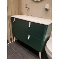 SALGAR UNIIQ skrinka pod umývadlo ľavá royal green 83126RT01RT01 - ROZBALENÝ TOVAR