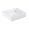 GROHE Cube umývadlo 50 x 47 cm PureGuard, bez prepadu, alpská biela 3948100H - ROZBALENÝ TOVAR
