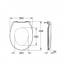 GROHE Bau Ceramic WC sedátko biele 39492000