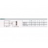 CATA E-100 GS kúpeľňový ventilátor Standard Silver sklenený čelný kryt, 00900400