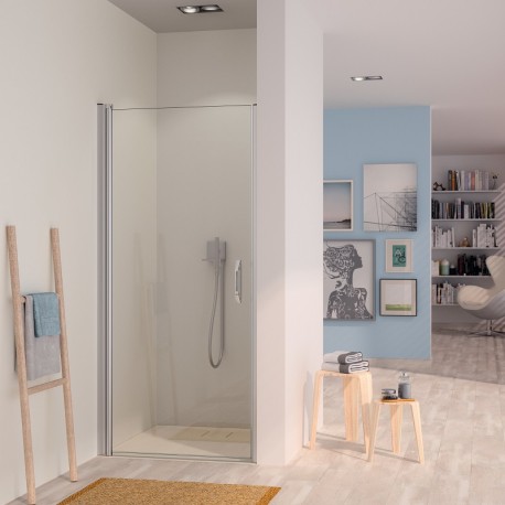 HÜPPE MyFlexPT krídlové dvere 100 cm strieborná lesklá, číre sklo s AntiPlaque, 131104092322 - ROZBALENÝ TOVAR