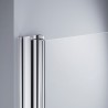 HÜPPE MyFlexPT krídlové dvere 100 cm strieborná lesklá, číre sklo s AntiPlaque, 131104092322 - ROZBALENÝ TOVAR