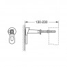 Grohe Rapid SL kotvenie pre predstenovú montáž (sada 2 ks) 3855800M Grohe Rapid SL kotvenie pre predstenovú montáž (sada 2 ks) 3855800M