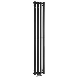 SAPHO PILON radiátor 270x1800mm, so 4 háčikmi, čierna matná IZ122T