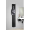SAPHO PILON radiátor 270x1800mm, so 4 háčikmi, čierna matná IZ122T