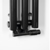 SAPHO PILON radiátor 196x1800mm, so 3 háčikmi, čierna matná IZ128T