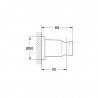 Grohe Rainshower držiak sprchy, s rozetou, Cool Sunrise, 27074GL0 Grohe Rainshower držiak sprchy, s rozetou, Cool Sunrise, 27074GL0