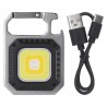 EMOS P4714, 1450000410, Nabíjacia mini LED baterka - prívesok na kľúče, 750 lm