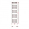 THERMAL TREND KDO kúpeľňový radiátor 450x1680 mm, oblý