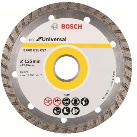 BOSCH 125 mm turbo kotúč dia BOSCH 125 mm turbo kotúč dia