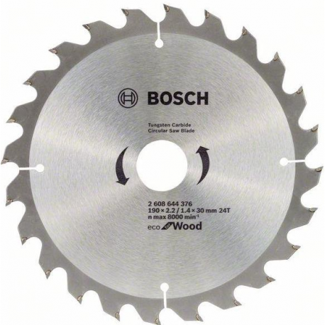 BOSCH 190x2,2x30 24z EcoWood kotúč pílový BOSCH 190x2,2x30 24z EcoWood kotúč pílový