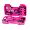 STREND PRO kufor sada náradia LADIES PINK SET01 39 dielna ružová