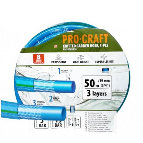 PROCRAFT 3vrstvy 3/4 25m hadica
