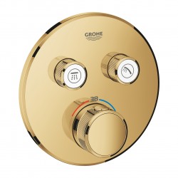 Grohe Grohtherm SmartControl termostatická sprchová batéria pod omietku, 2 ventily, Cool Sunrise 29119GL0