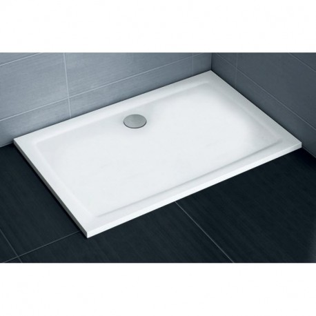 Ravak Galaxy Pro sprchová vanička Gigant Pro Flat 100 x 80 cm, liaty mramor biela, XA03A411010