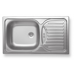 NOVASERVIS drez nerezový s odkladaciou plochou 43,5 x 76, nerez DR43/76