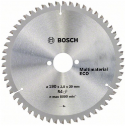 BOSCH 190x2,2x30 54z EcoAluminium kotúč pílový