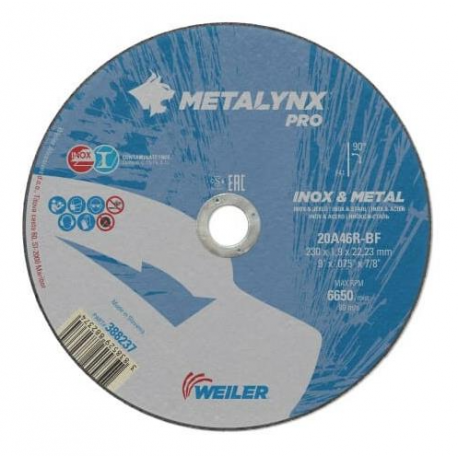 WEILER METALYNX PRO 230x1,9 oceľ / inox kotúč flex