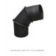 Dymové koleno 120mm, 90°, 1,5 mm, nastaviteľné