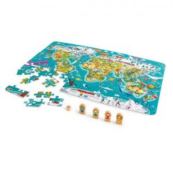 Hape puzzle a hra Svet E1626A
