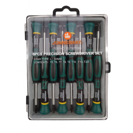 JONNESWAY sada skrutkovačov na jemnú mechaniku TRX 8d.