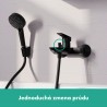 Hansgrohe Logis páková vaňová batéria, na stenu, matná čierna 71400670 - ROZBALENÝ TOVAR