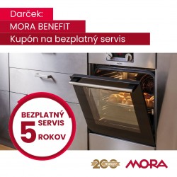 MORA BENEFIT - 5 rokov bezplatný servis