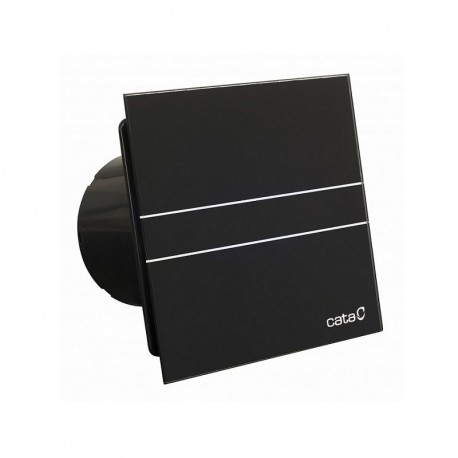 Cata E-100G kúpeľňový ventilátor, čierny sklenený kryt 00900402