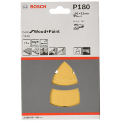 BOSCH 102x62 mm 180z/10ks brusivo delta