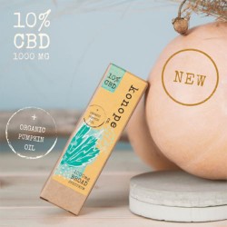 olej 10% CBD v organickom tekvicovom oleji-široké spektrum
