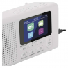 EMOS E0091 biele prenosné rádio s Bluetooth FM/MP3/DAB/DAB+
