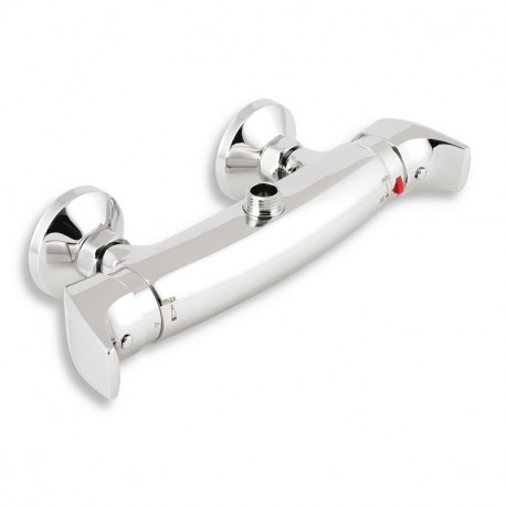 NOVASERVIS Metalia 57 nastenná sprchová termostatická batéria chróm 57962/1,0