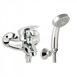 NOVASERVIS Metalia 57 nastenná vaňová batéria bez príslušenstva chróm 57024/1,0