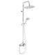 Novaservis sprchy - Sprchová súprava + páková sprchová batéria 38062 s horným vývodom chróm , SET041/38,0