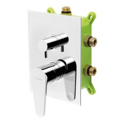 NOVASERVIS TITANIA FRESH batéria podomietková s boxom 3 vývody chróm BOX96051RX,0