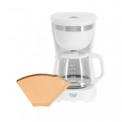 ADLER kávovar AD4381 prekvapkávací + filter kávový č.2- 100ks