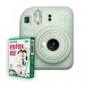 SET Fujifilm Instax Mini 12 GREEN/ZELENÝ + film INSTAX MINI GLOSSY (10/PK)