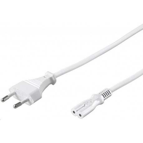 kábel napajaci MGF 2m (Rádio,TV), biely