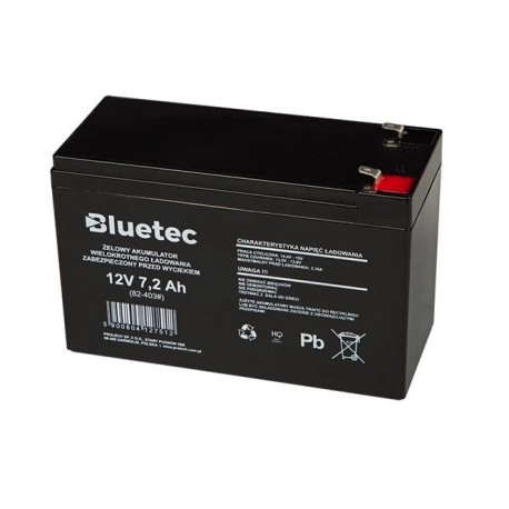 akumulátor BLUETEC 12V 7,2Ah