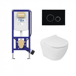 Kompletný WC set s podomietkovou konštrukciou a závesným WC SOGO, 9074300S000SL1S2