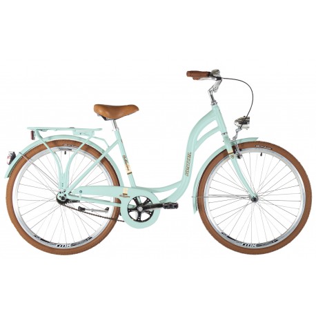 Mestský bicykel KENZEL BELLISSIMA Ceremony 1spd tyrkys 26" 2026