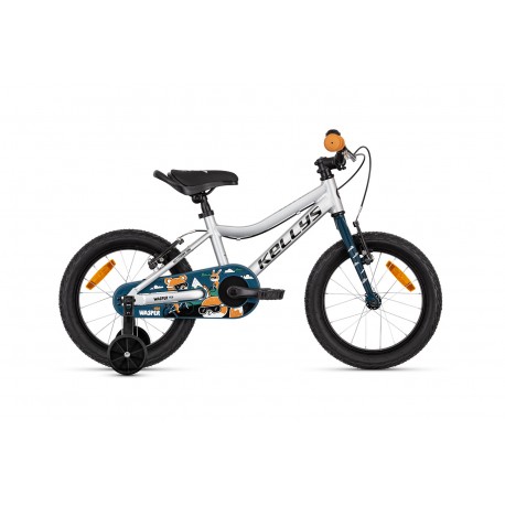Detský bicykel KELLYS Wasper Neo Silver 16" 2026 (105 - 120cm)