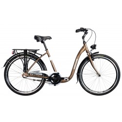 Mestský bicykel KENZEL AVENUE Classic 3spd Brown 26" 2026