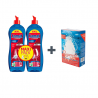 SET SOMAT DUO leštidlo do umývačky riadu 2x750ml + soľ do umývačky riadu REGESOFT
